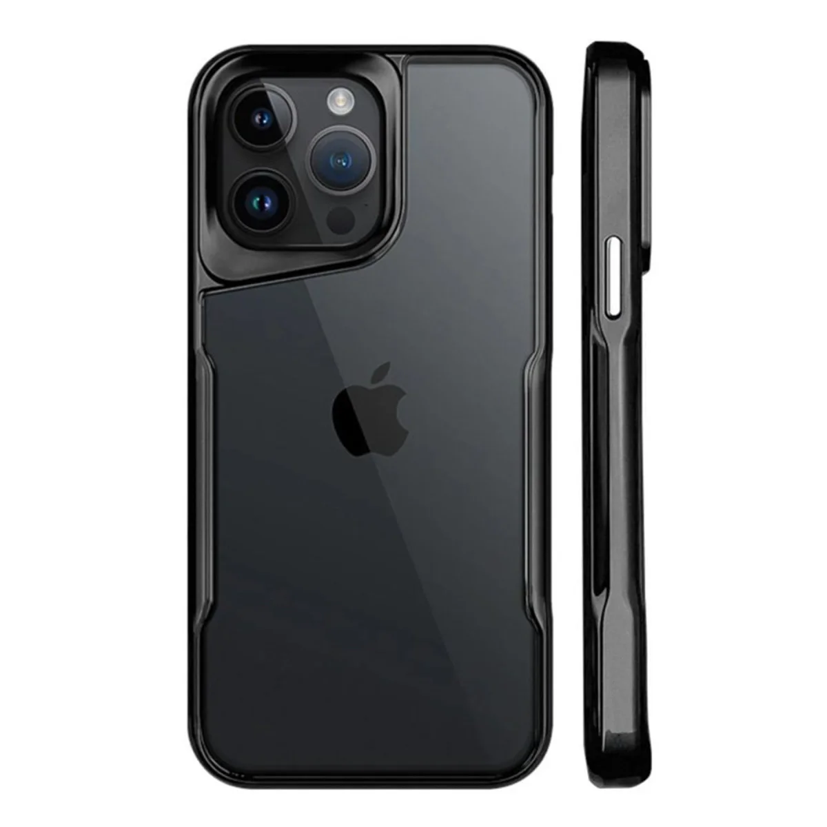 iPhone 15 Pro Kılıf Boyi Silikon Kapak - Siyah