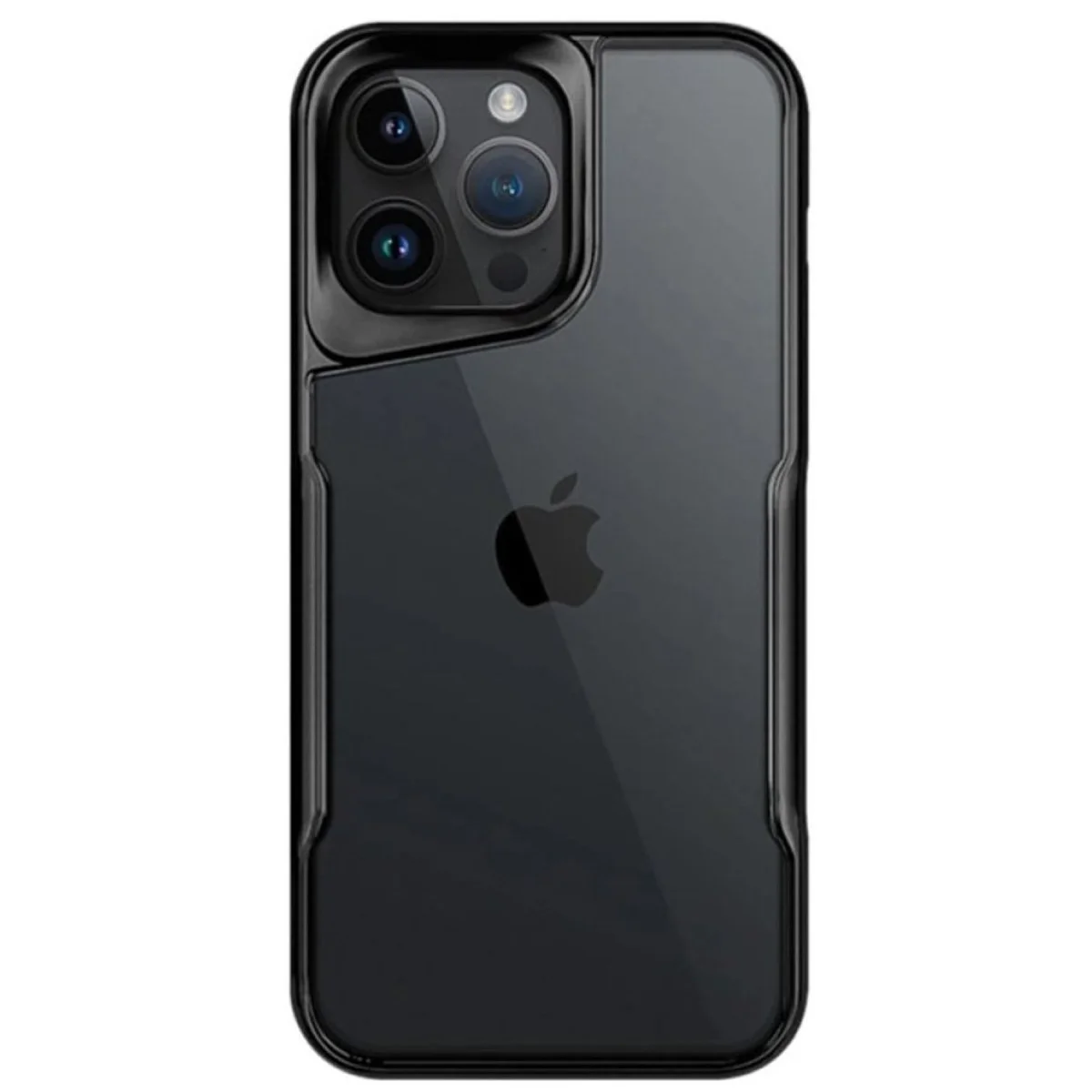 iPhone 15 Pro Max Kılıf Boyi Silikon Kapak - Siyah