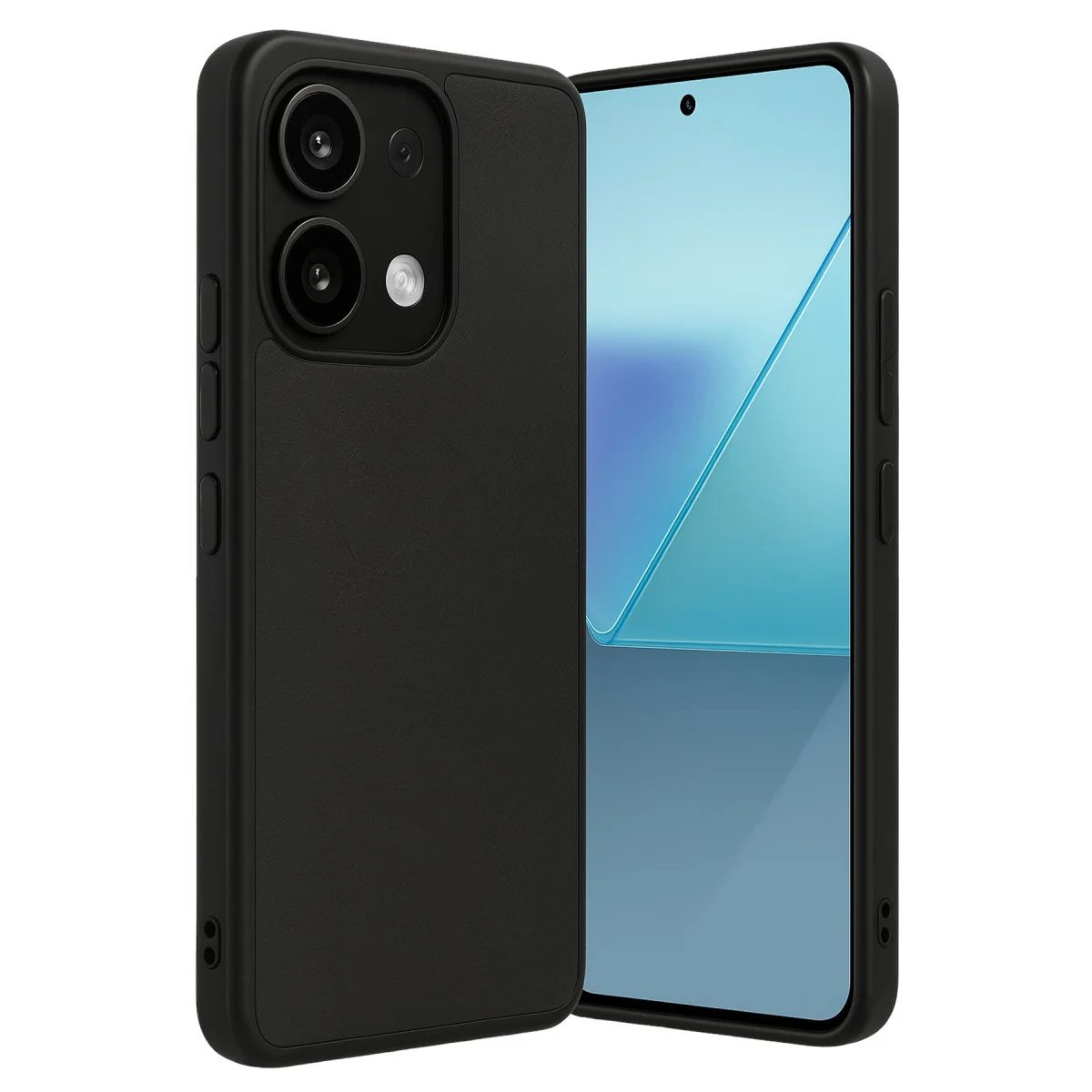 Redmi Note 13 Pro 5G Kılıf Aras Deri Kapak - Siyah