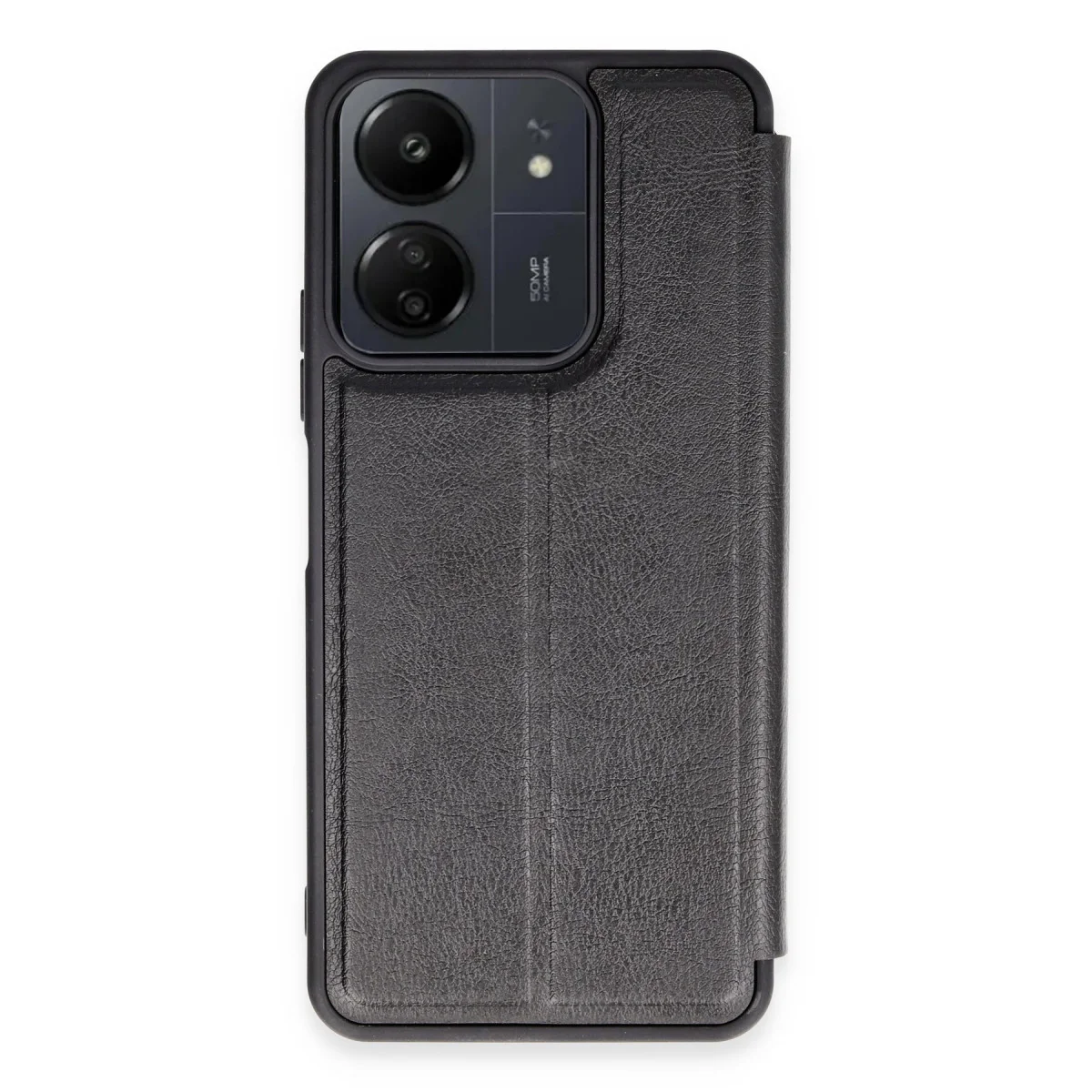 Redmi 13C Kılıf Flip Cover - Siyah