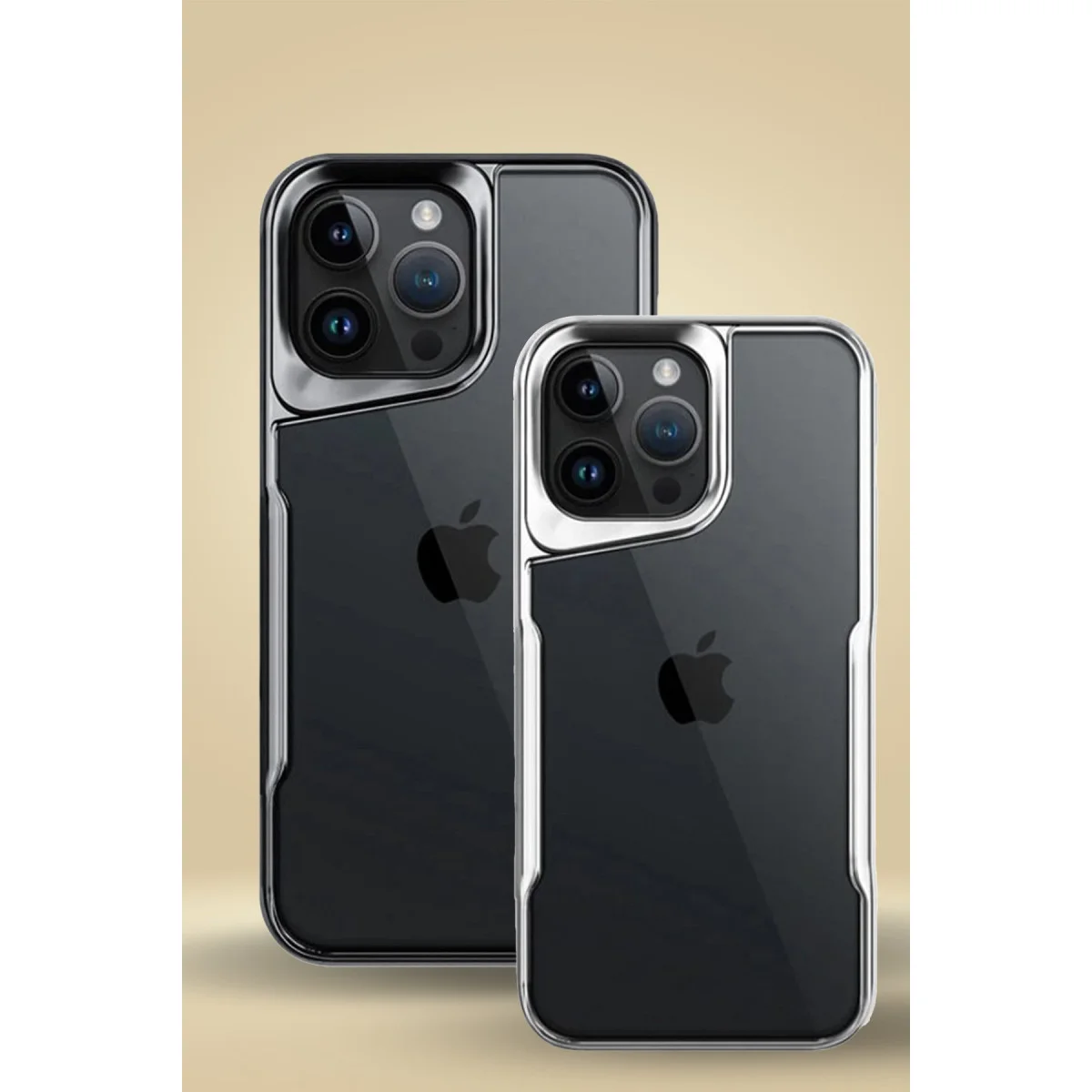 iPhone 16 Pro Kılıf Boyi Silikon Kapak - Siyah