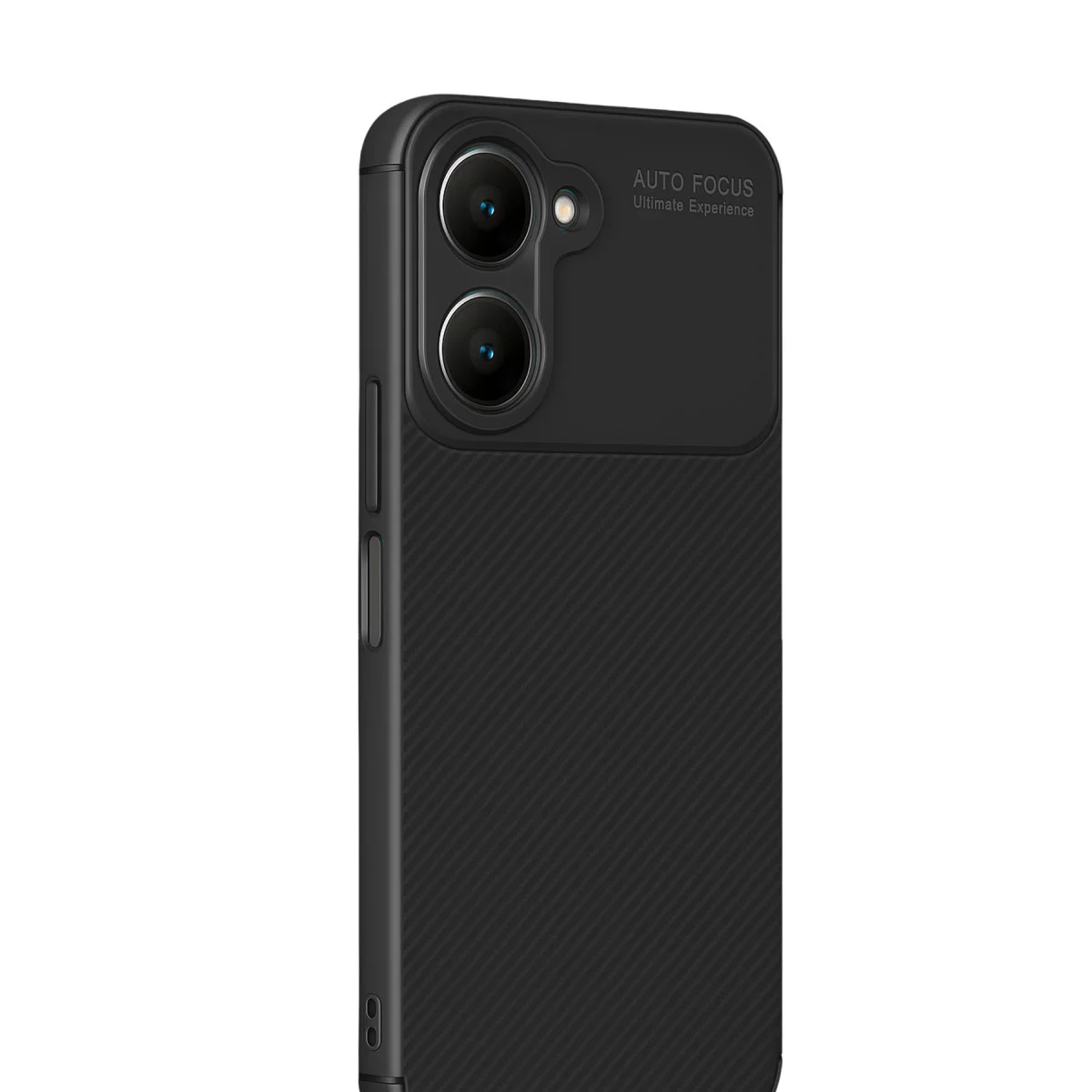 Y18 Kılıf Auto Focus Karbon Kapak - Siyah