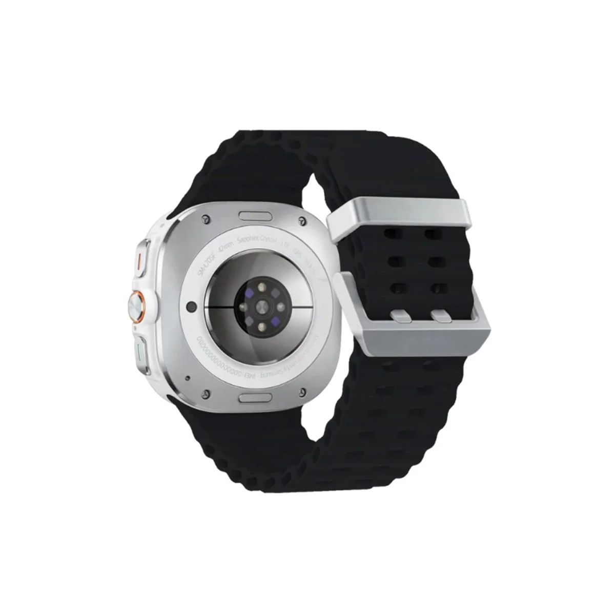Watch 7 Ultra KR417 Rug Silikon Kordon - Siyah