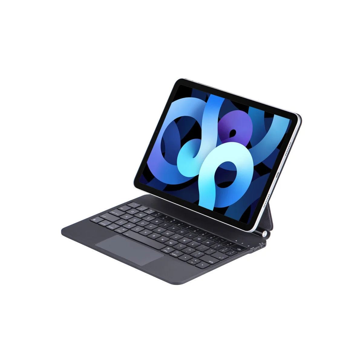 iPad Pro 12.9 (2022) Kılıf X9 Magic Manyetik Klavyeli Tablet Kılıfı - Siyah