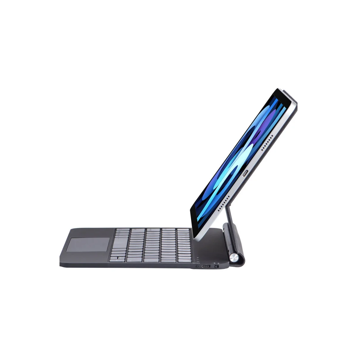 iPad Pro 12.9 (2022) Kılıf X9 Magic Manyetik Klavyeli Tablet Kılıfı - Siyah