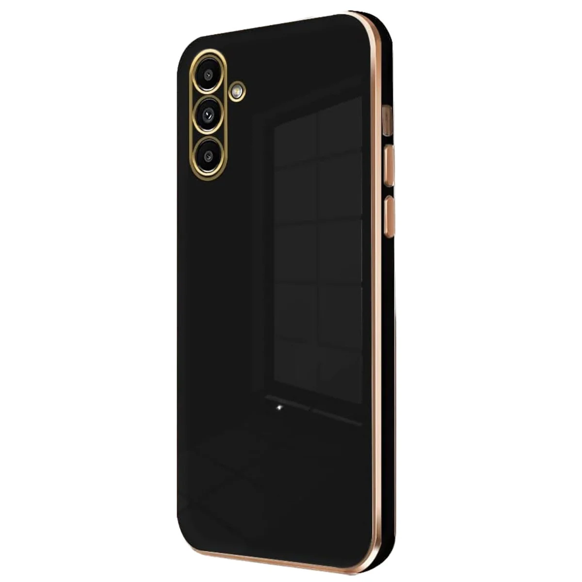Galaxy M15 Kılıf Volet Silikon - Siyah