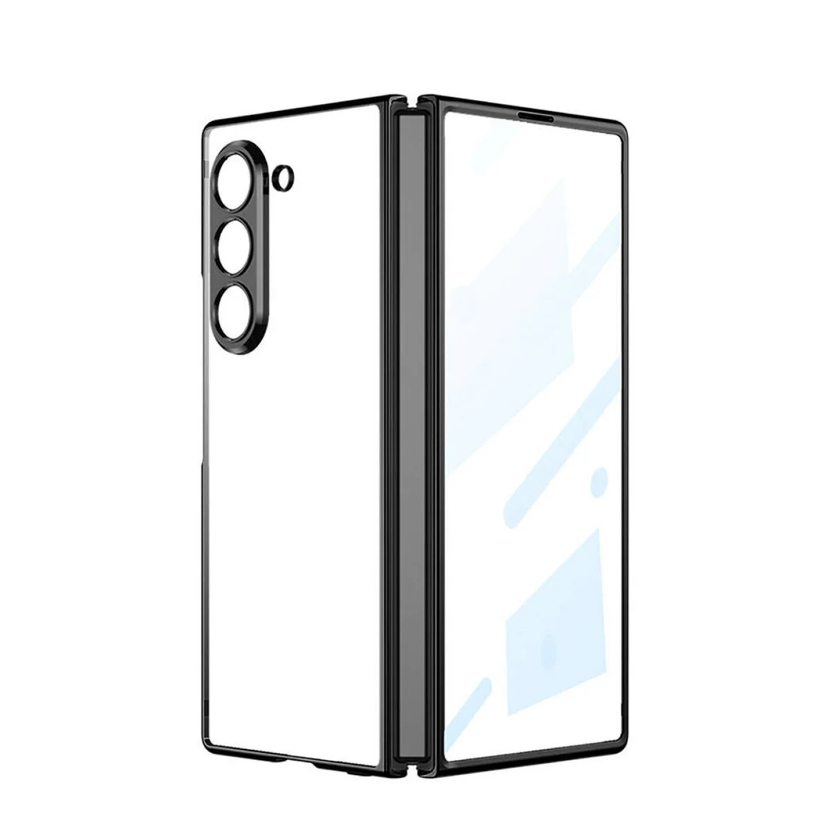 Galaxy Z Fold 5 Kılıf Fold Element Kapak - Siyah