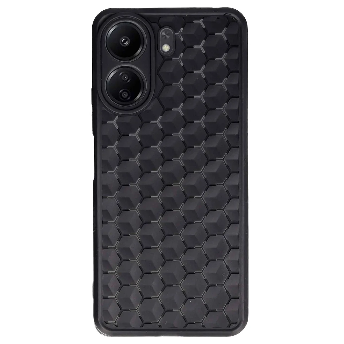 Redmi 13C Kılıf Petek Silikon Kapak - Siyah