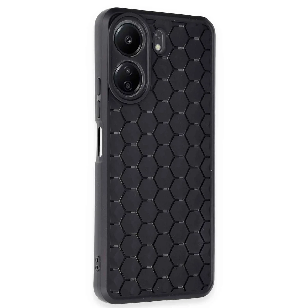Redmi 13C Kılıf Petek Silikon Kapak - Siyah