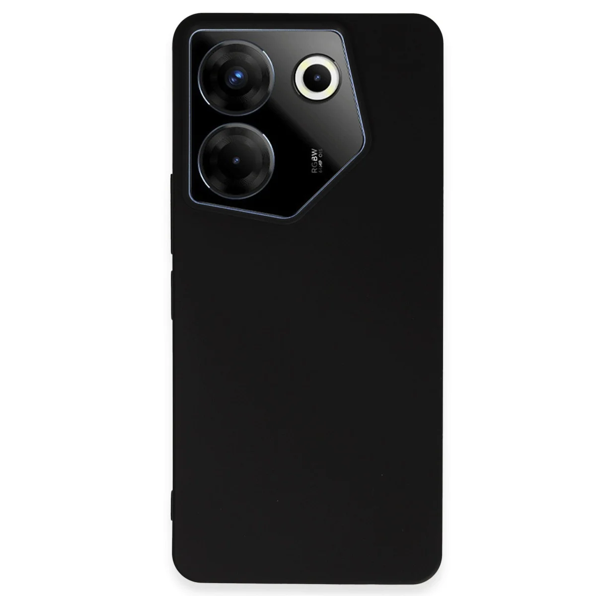 Camon 20 Pro 5G Kılıf First Silikon - Siyah