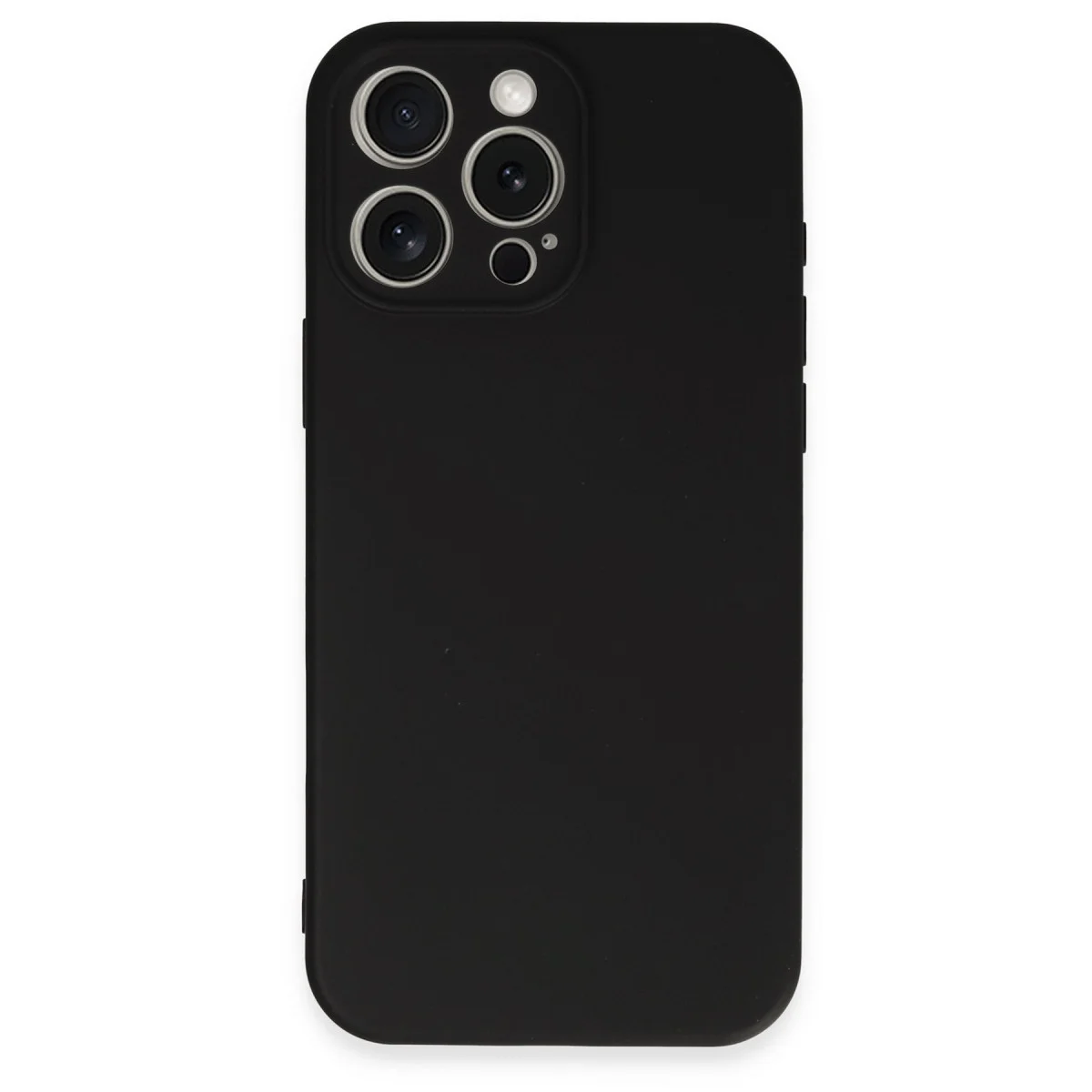iPhone 16 Pro Kılıf First Silikon - Siyah