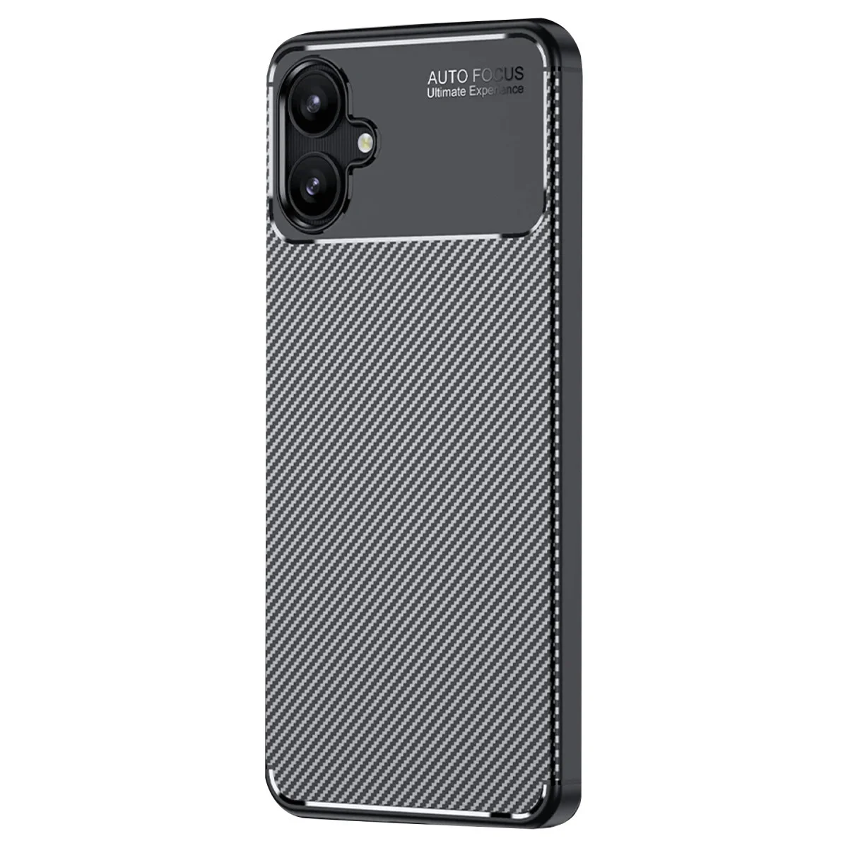 Galaxy A06 Kılıf Auto Focus Karbon Kapak - Siyah