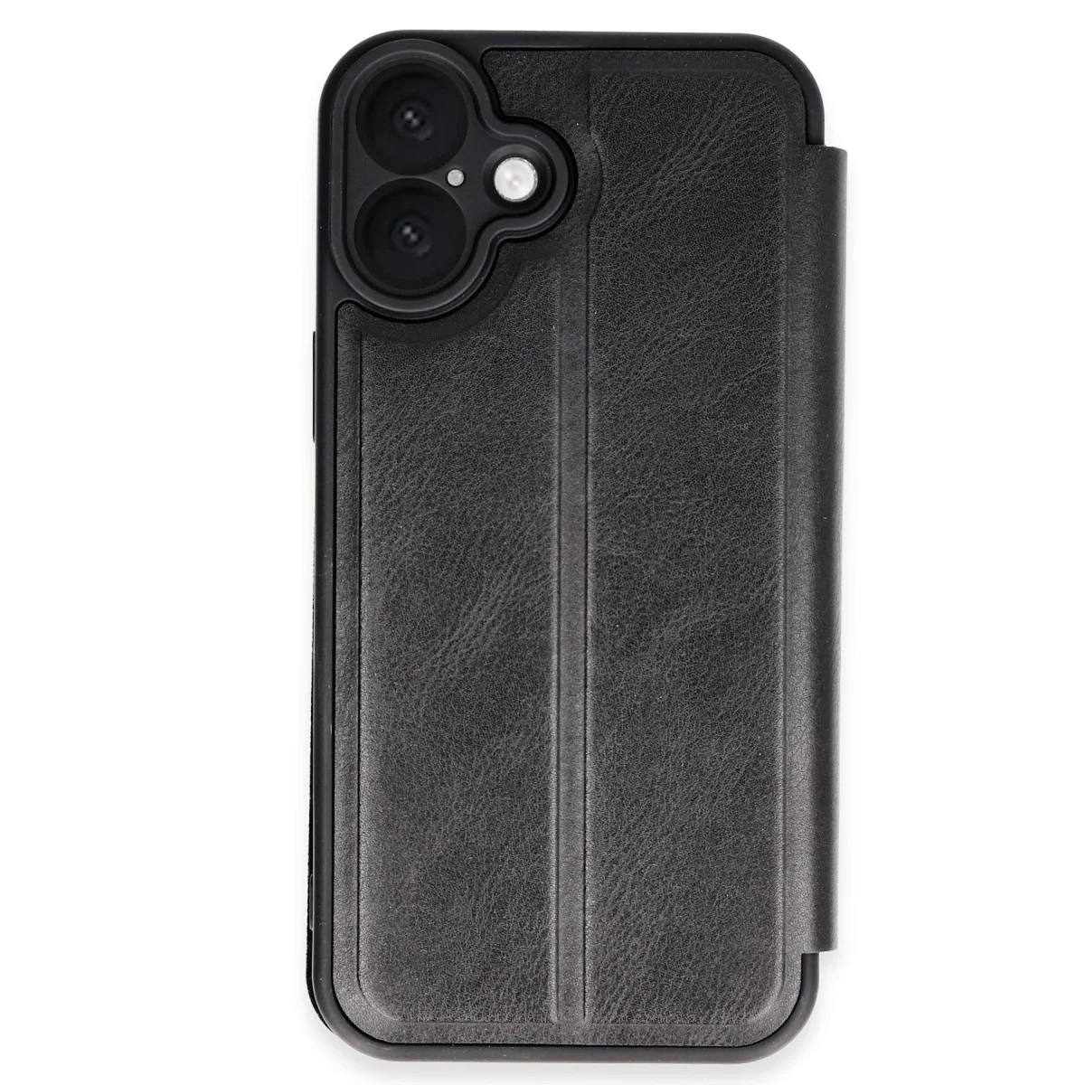 iPhone 16 Plus Kılıf Flip Cover - Siyah