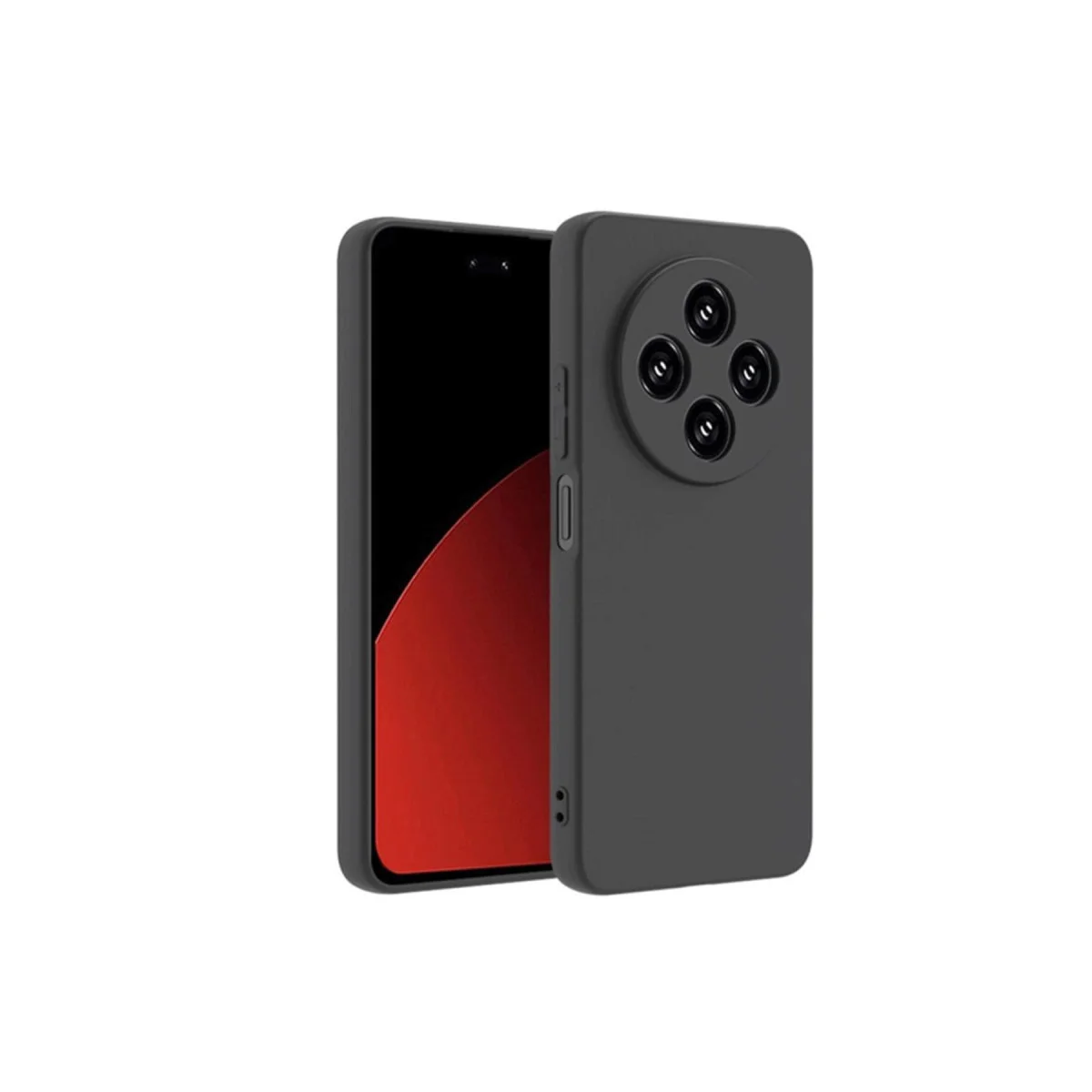 Redmi 14C Kılıf First Silikon - Siyah