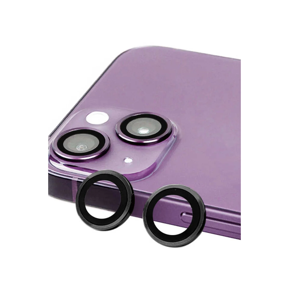 iPhone 13 Mini Raze Metal Kamera Lens - Siyah