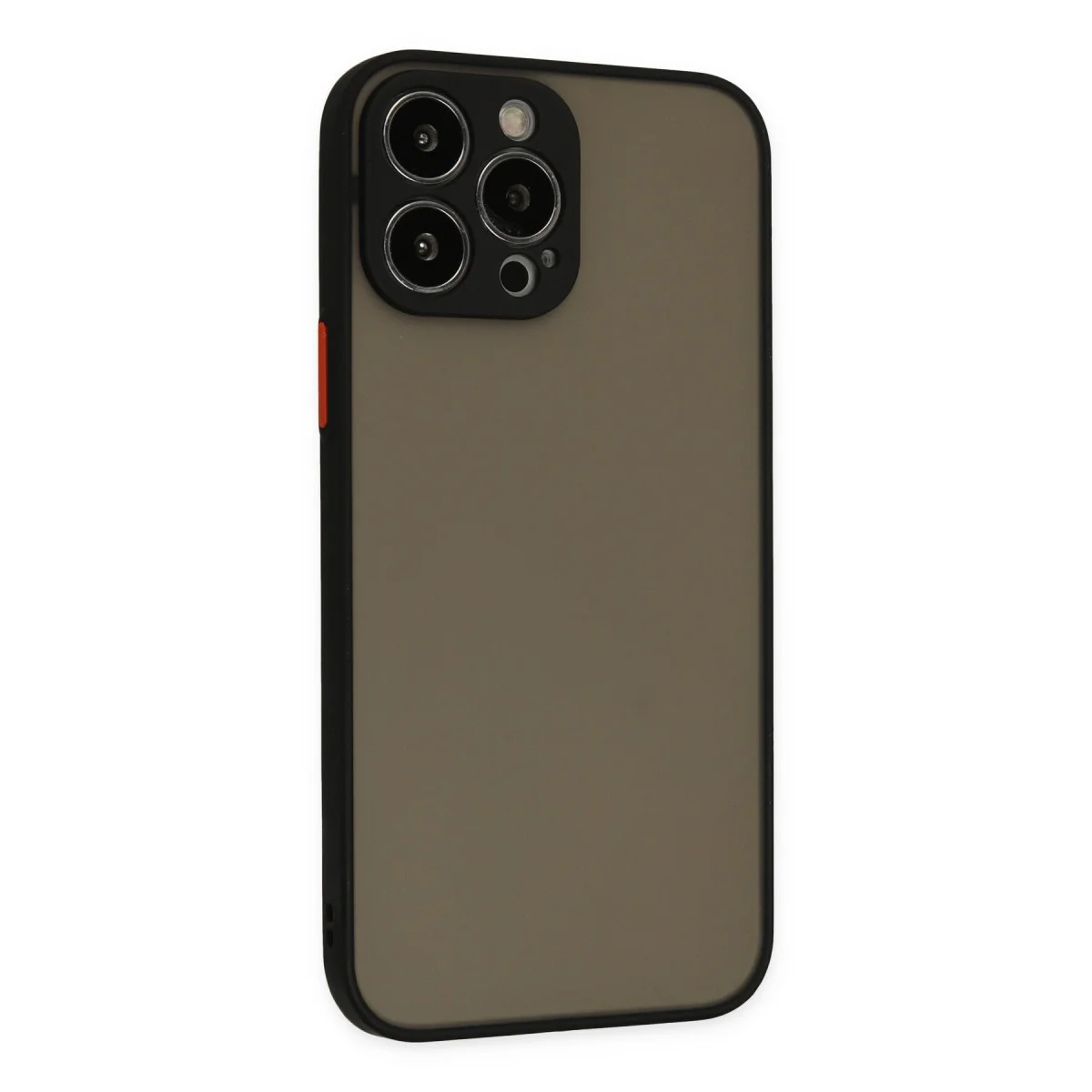 iPhone 13 Pro Kılıf Montreal Silikon Kapak - Siyah