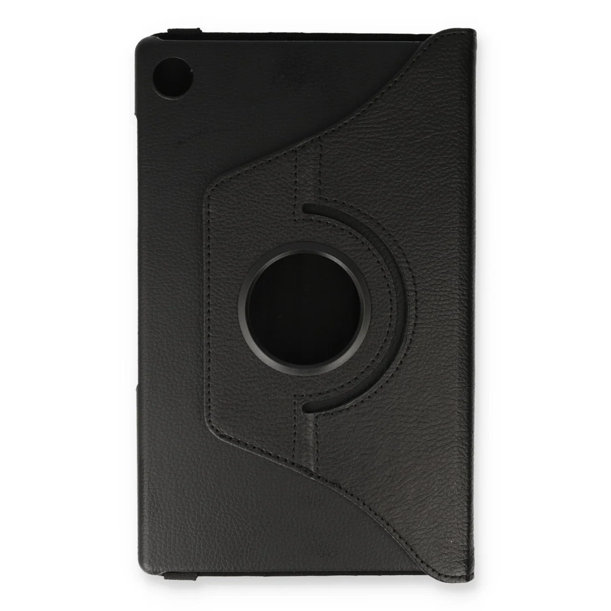 M10 HD X306F Kılıf 360 Tablet Deri Kılıf - Siyah