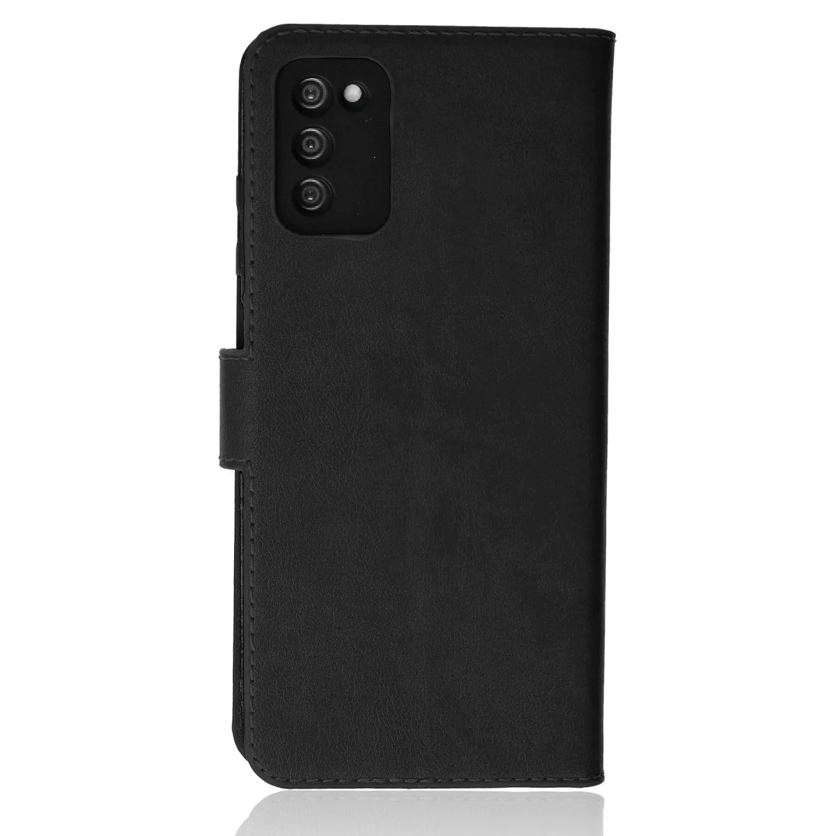 Galaxy A03S Kılıf Trend S Plus Kapaklı Kılıf - Siyah