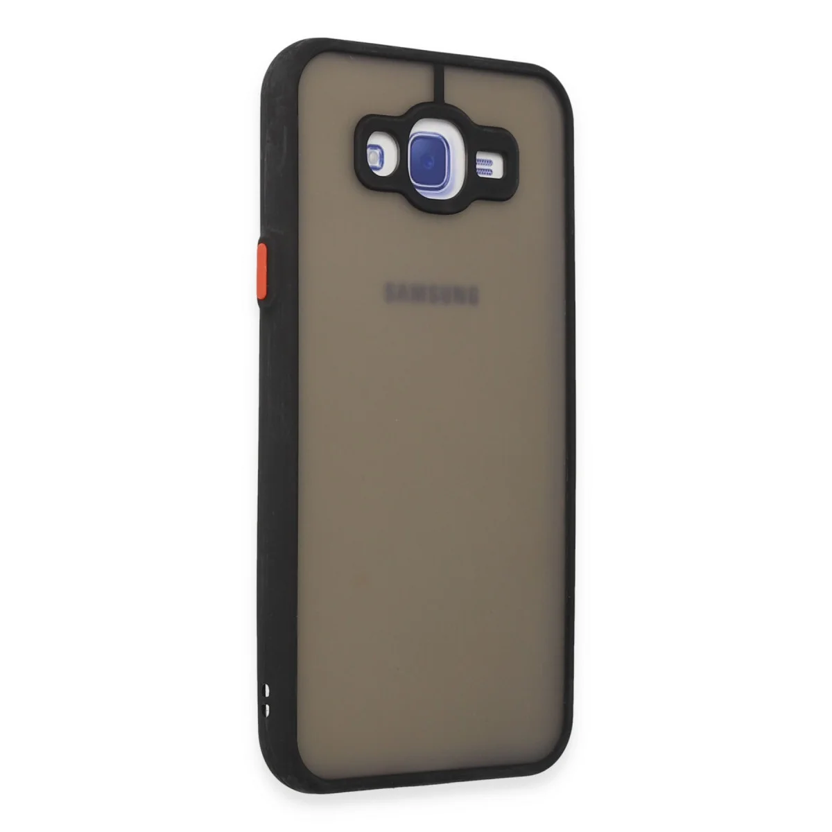 Galaxy J7 Kılıf Montreal Silikon Kapak - Siyah
