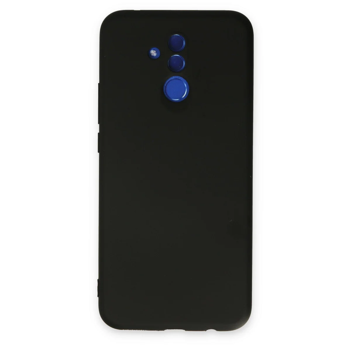 Mate 20 Lite Kılıf Nano içi Kadife Silikon - Siyah