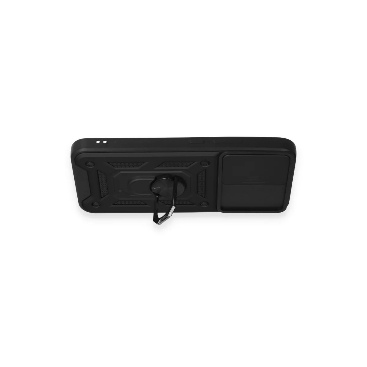 Galaxy A54 5G Kılıf Pars Lens Yüzüklü Silikon - Siyah
