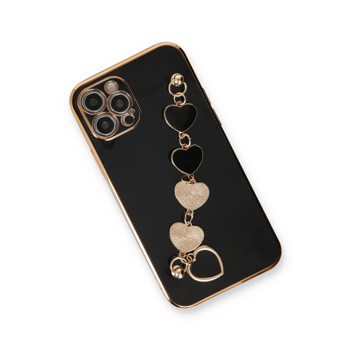 iPhone 12 Pro Max Kılıf Esila Silikon - Siyah