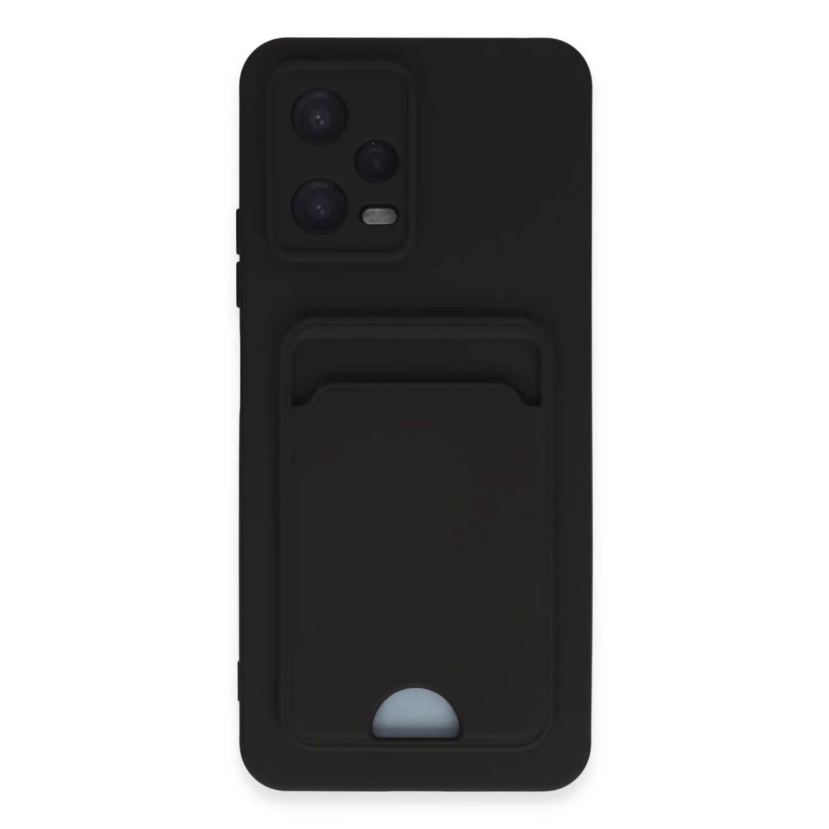 Poco X5 5G Kılıf Kelvin Kartvizitli Silikon - Siyah