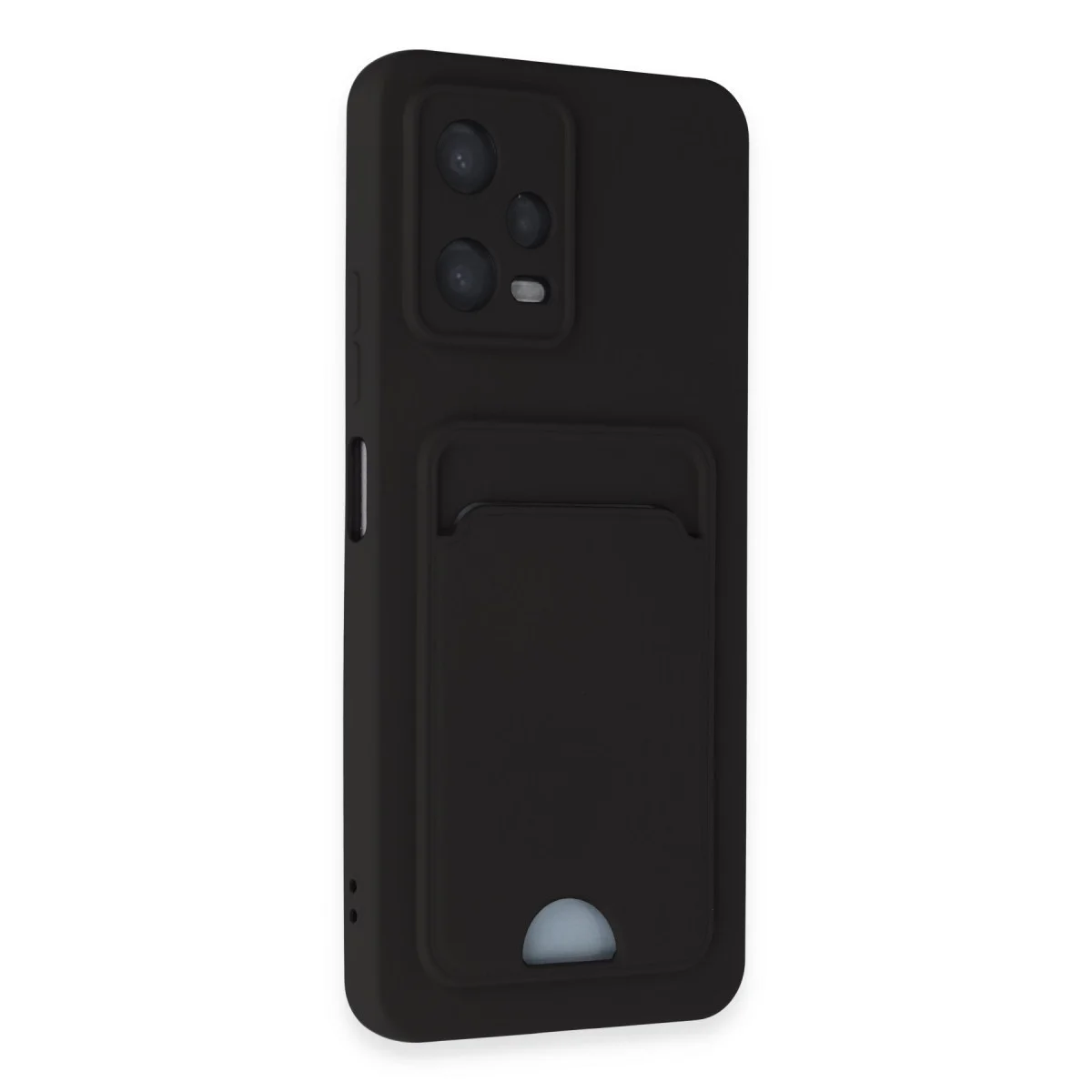Poco X5 5G Kılıf Kelvin Kartvizitli Silikon - Siyah