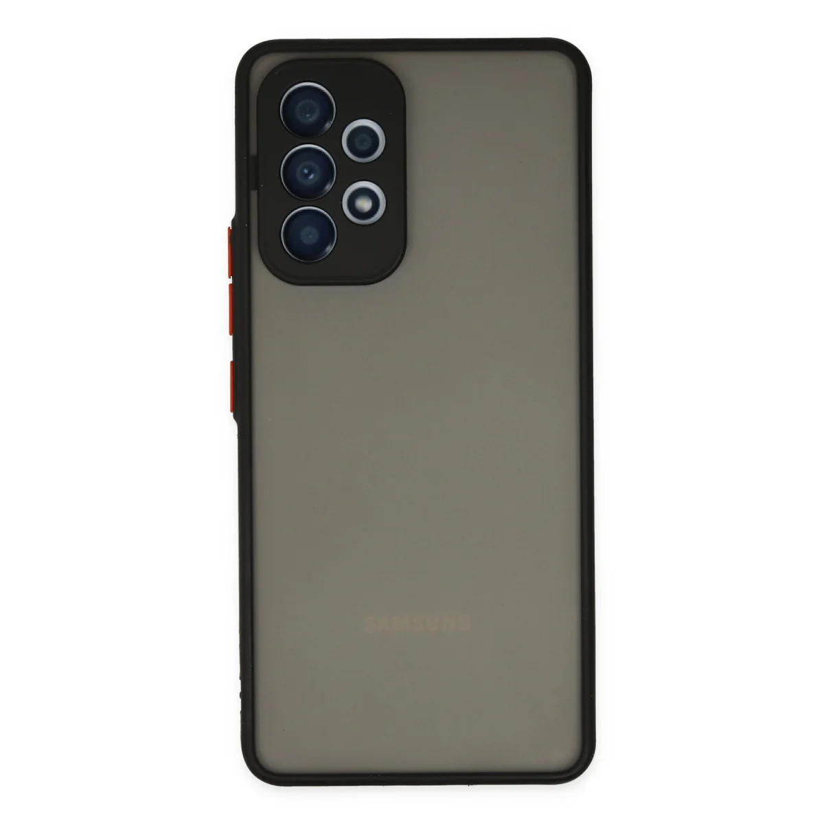 Galaxy A33 5G Kılıf Montreal Silikon Kapak - Siyah
