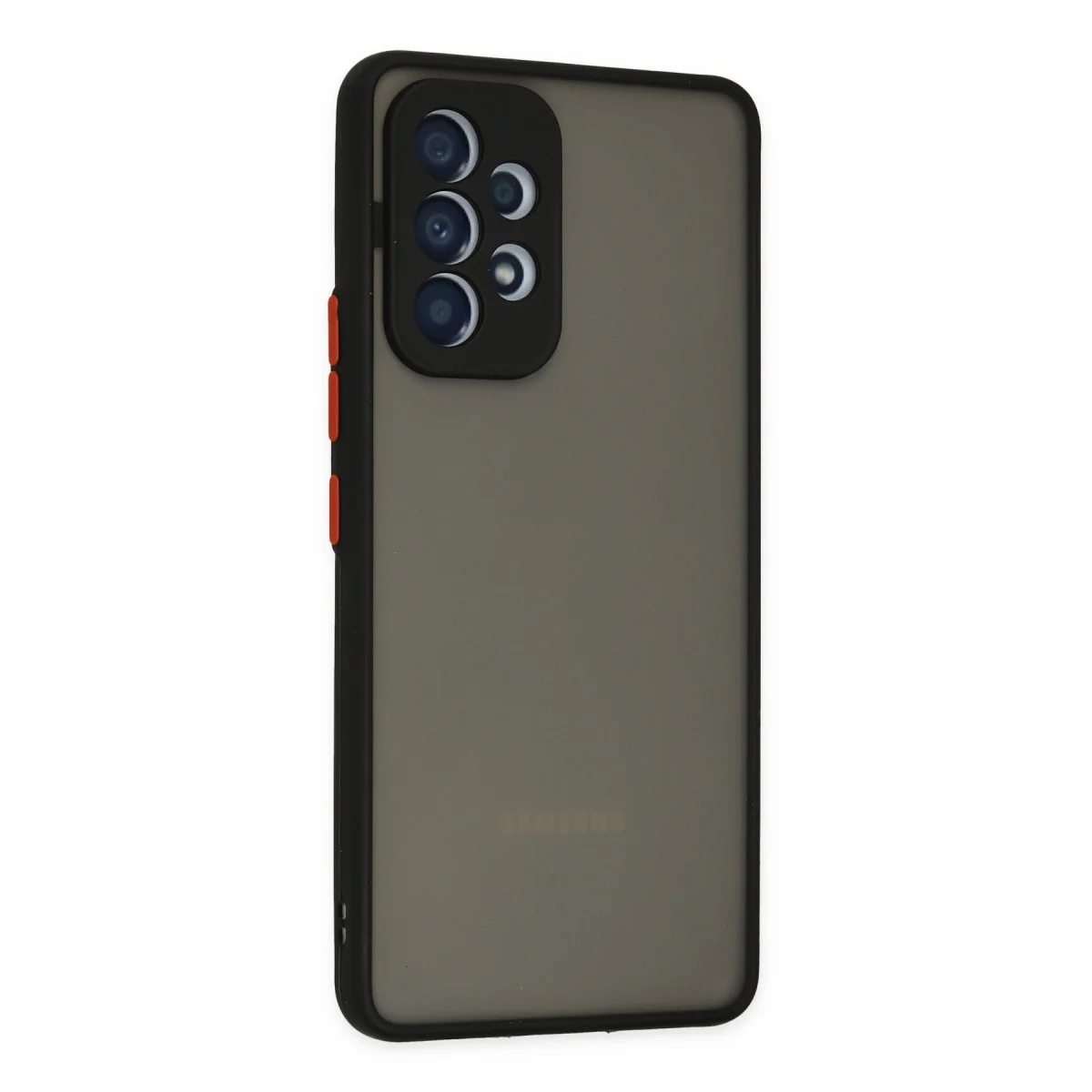 Galaxy A53 5G Kılıf Montreal Silikon Kapak - Siyah