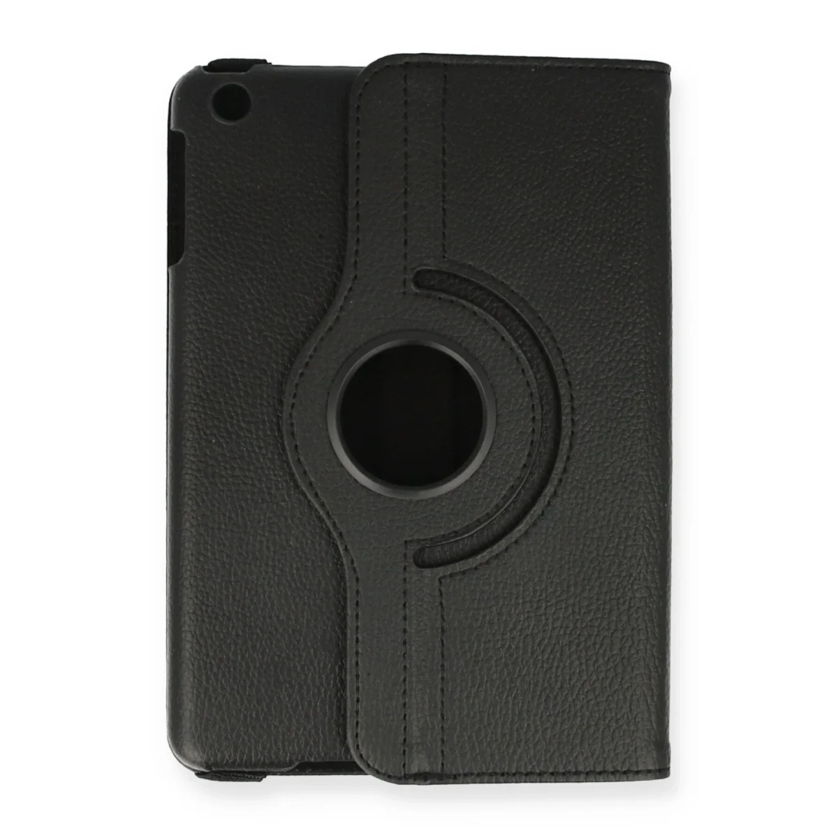 iPad Mini 1 Kılıf 360 Tablet Deri Kılıf - Siyah