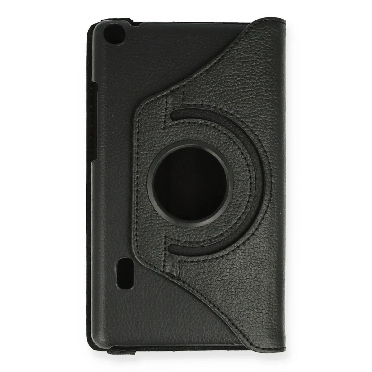 MediaPad T3 7 Kılıf 360 Tablet Deri Kılıf - Siyah