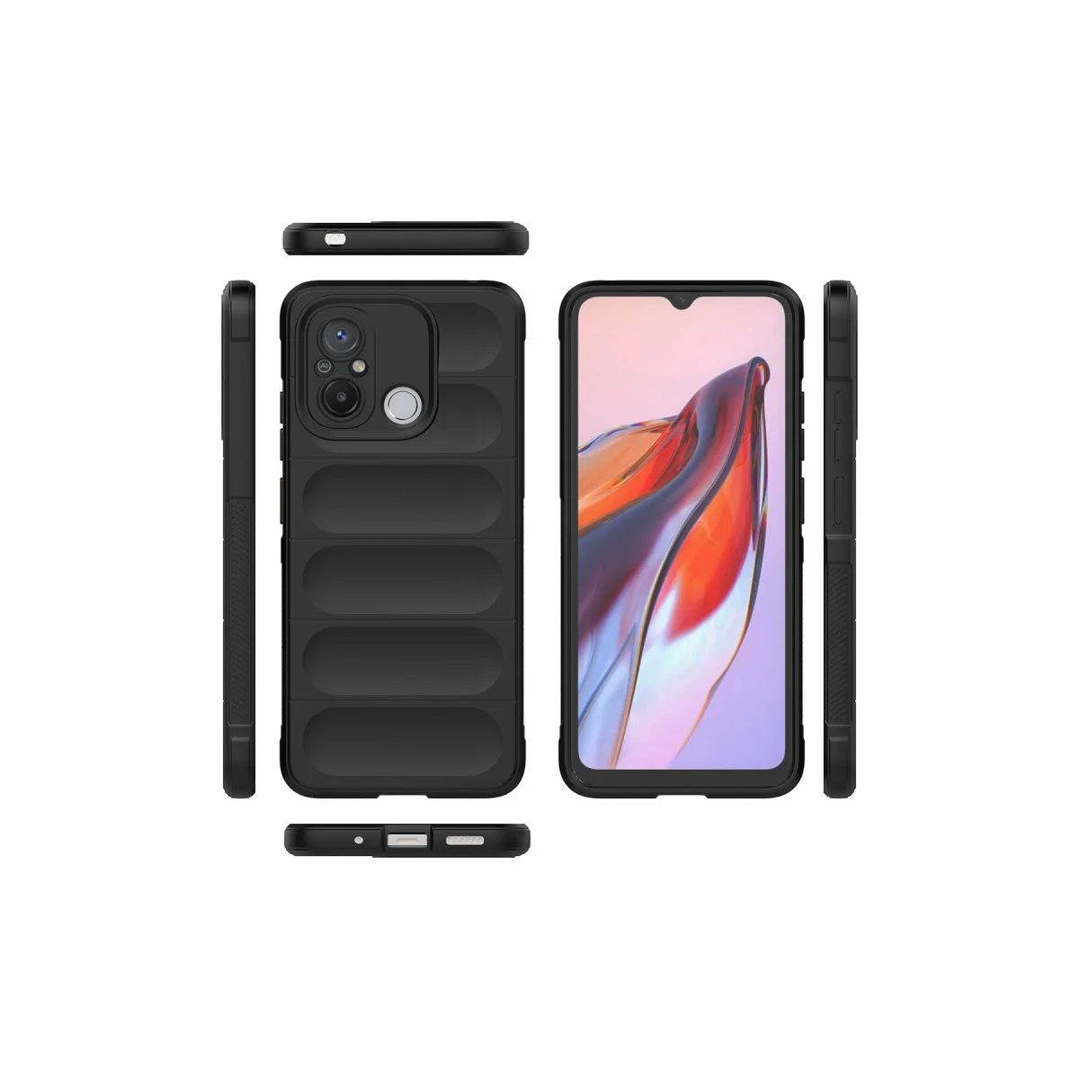 Redmi 12C Kılıf Optimum Silikon - Siyah