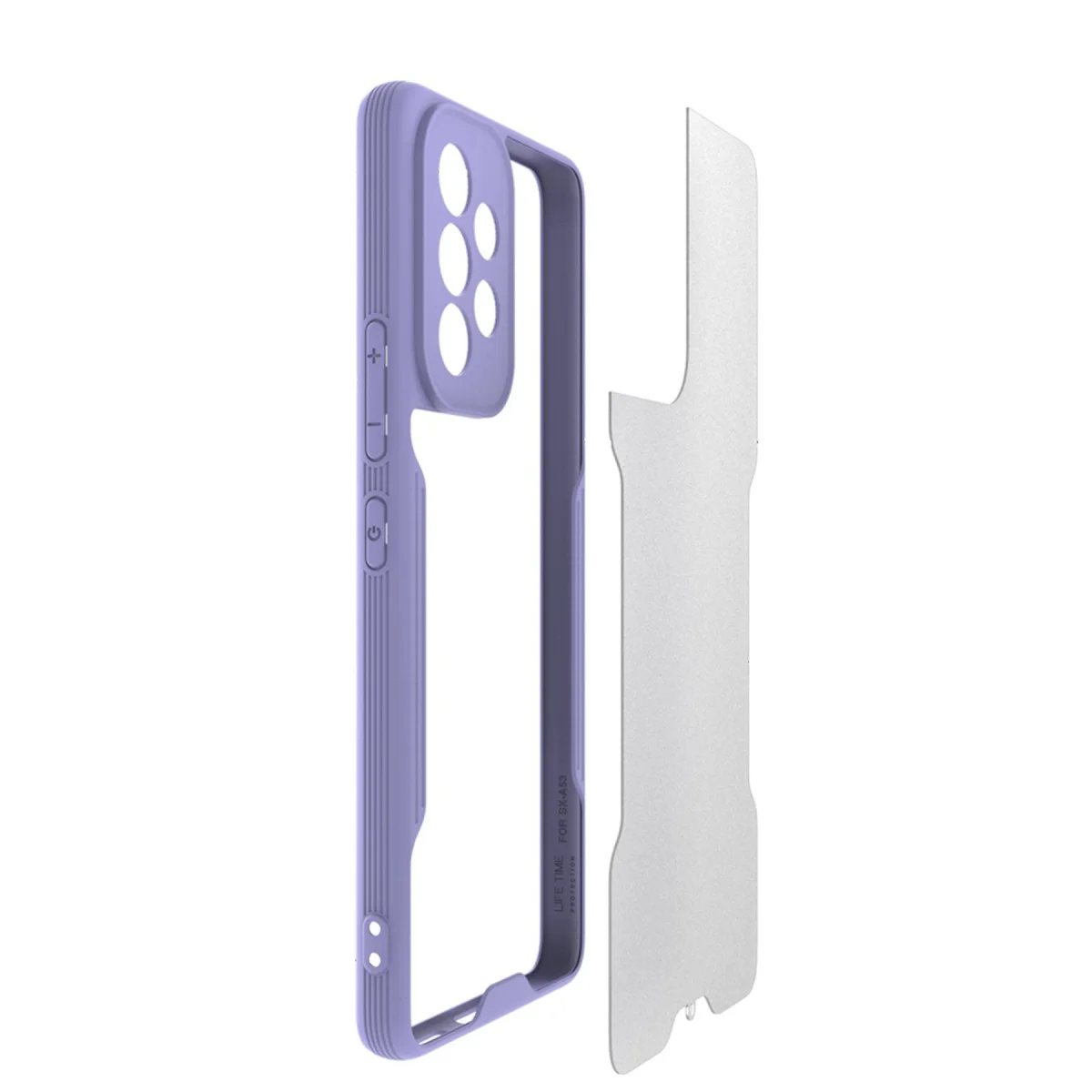 Galaxy A53 5G Kılıf Platin Silikon - Siyah