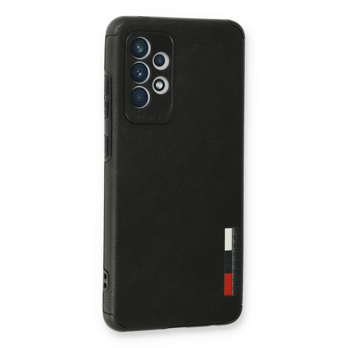 Galaxy A73 5G Kılıf Loop Deri Silikon - Siyah