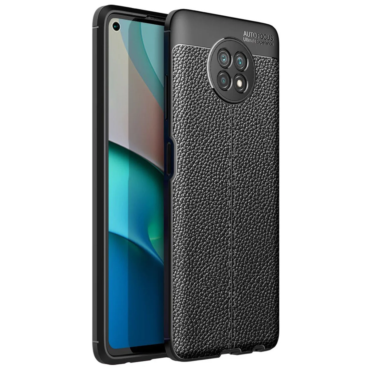 Redmi Note 9 5G Kılıf Auto Focus Kapak - Siyah
