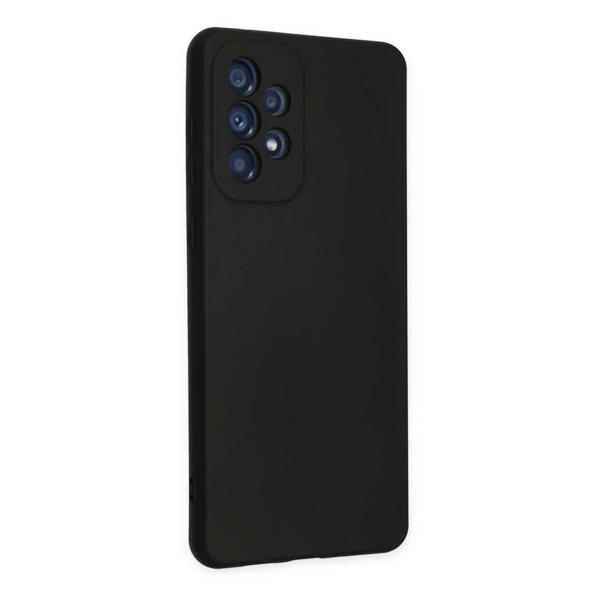 Galaxy A23 4G Kılıf Nano içi Kadife Silikon - Siyah
