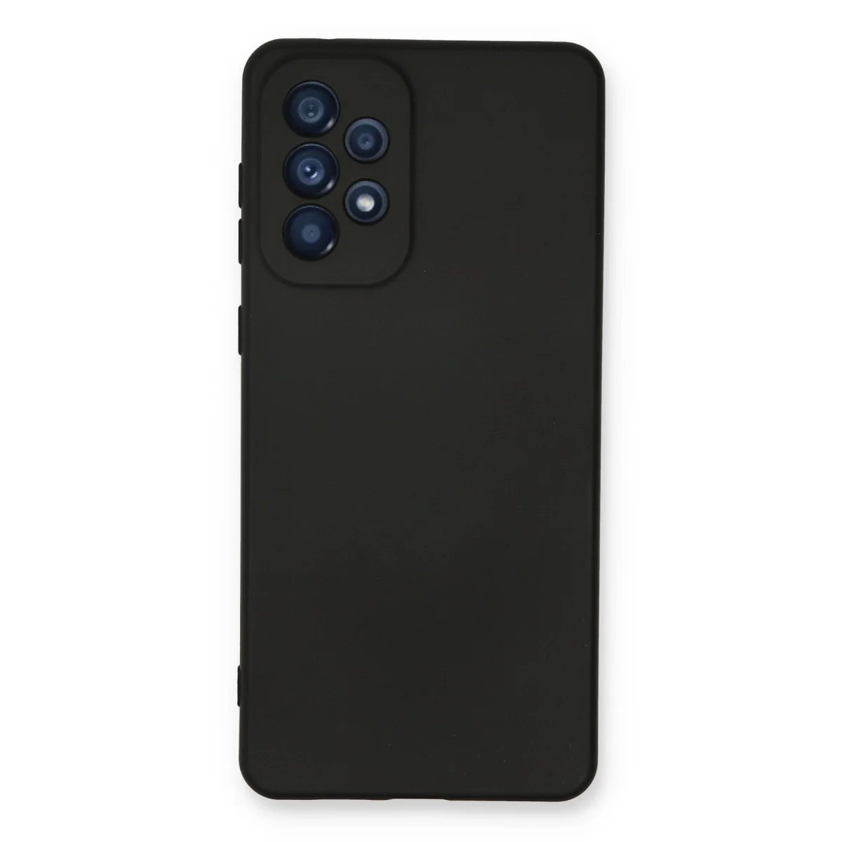 Galaxy A33 5G Kılıf Nano içi Kadife Silikon - Siyah