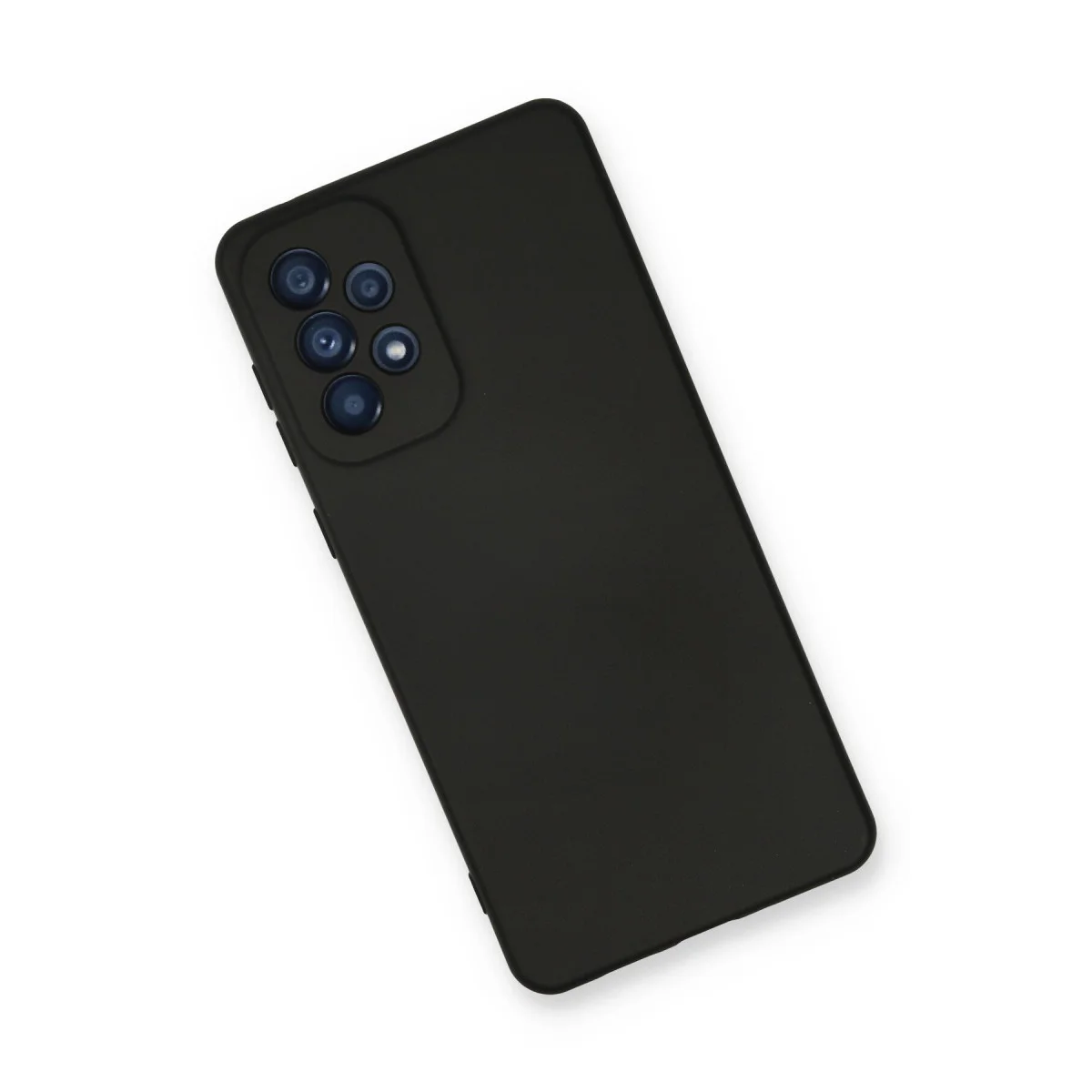 Galaxy A53 5G Kılıf Nano içi Kadife Silikon - Siyah