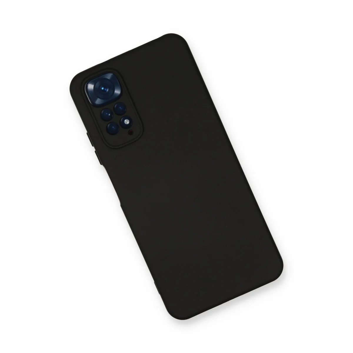 Redmi Note 11 Kılıf Nano içi Kadife Silikon - Siyah
