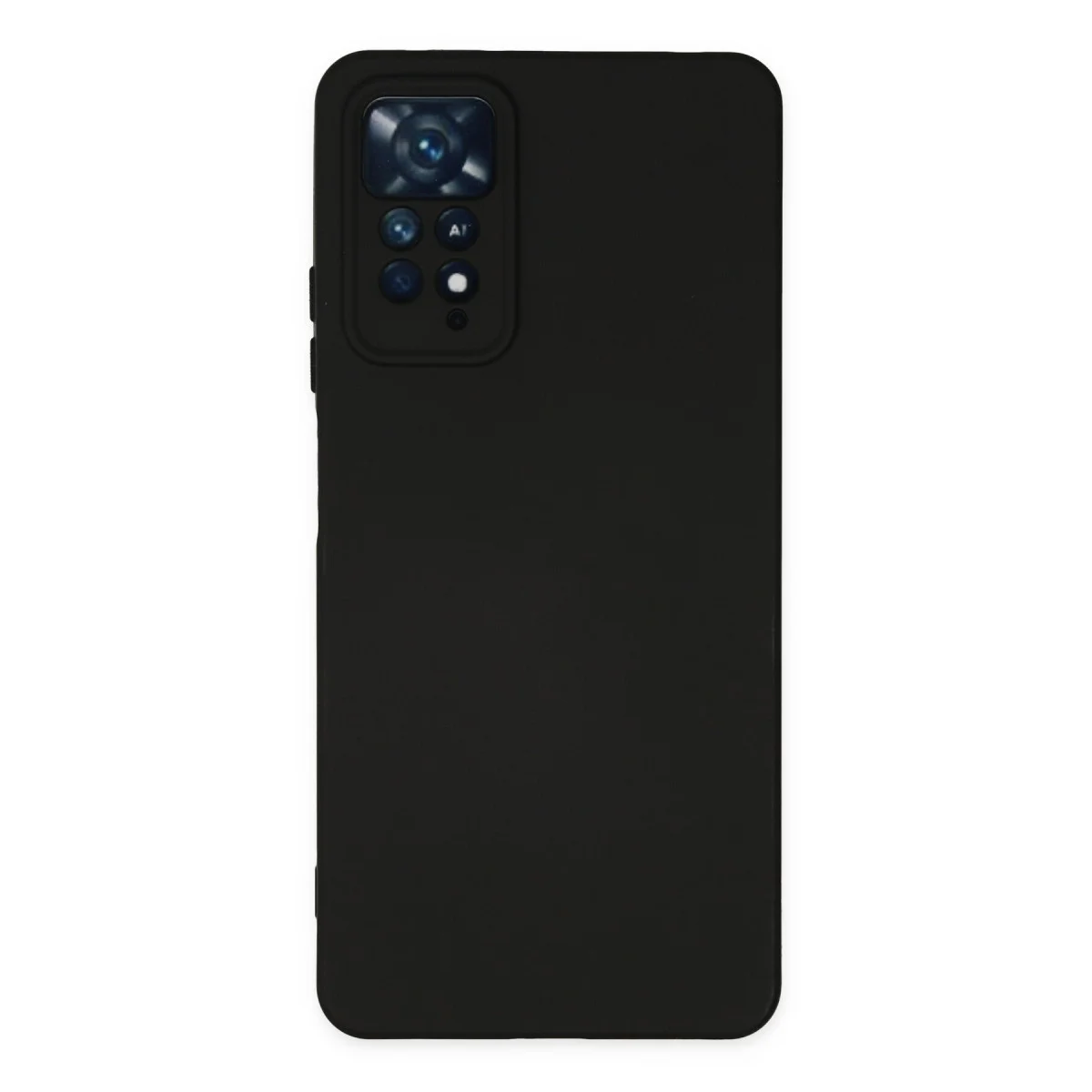 Redmi Note 11 Pro Kılıf Nano içi Kadife Silikon - Siyah