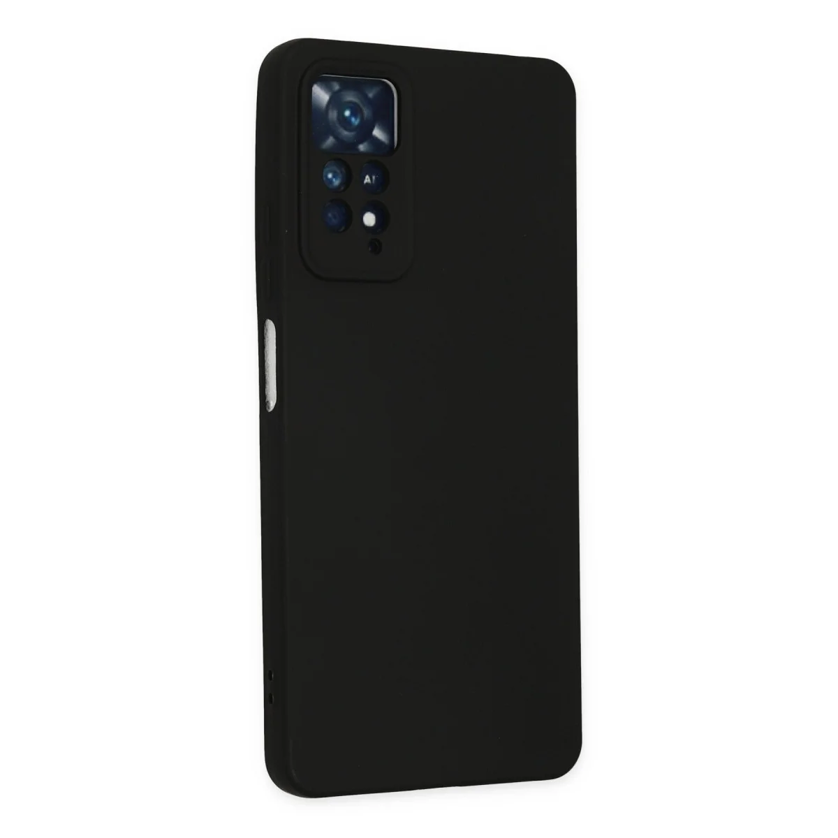 Redmi Note 11 Pro Kılıf Nano içi Kadife Silikon - Siyah