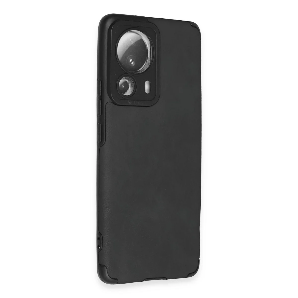 Mi 13 Lite Kılıf Loop Deri Silikon - Siyah