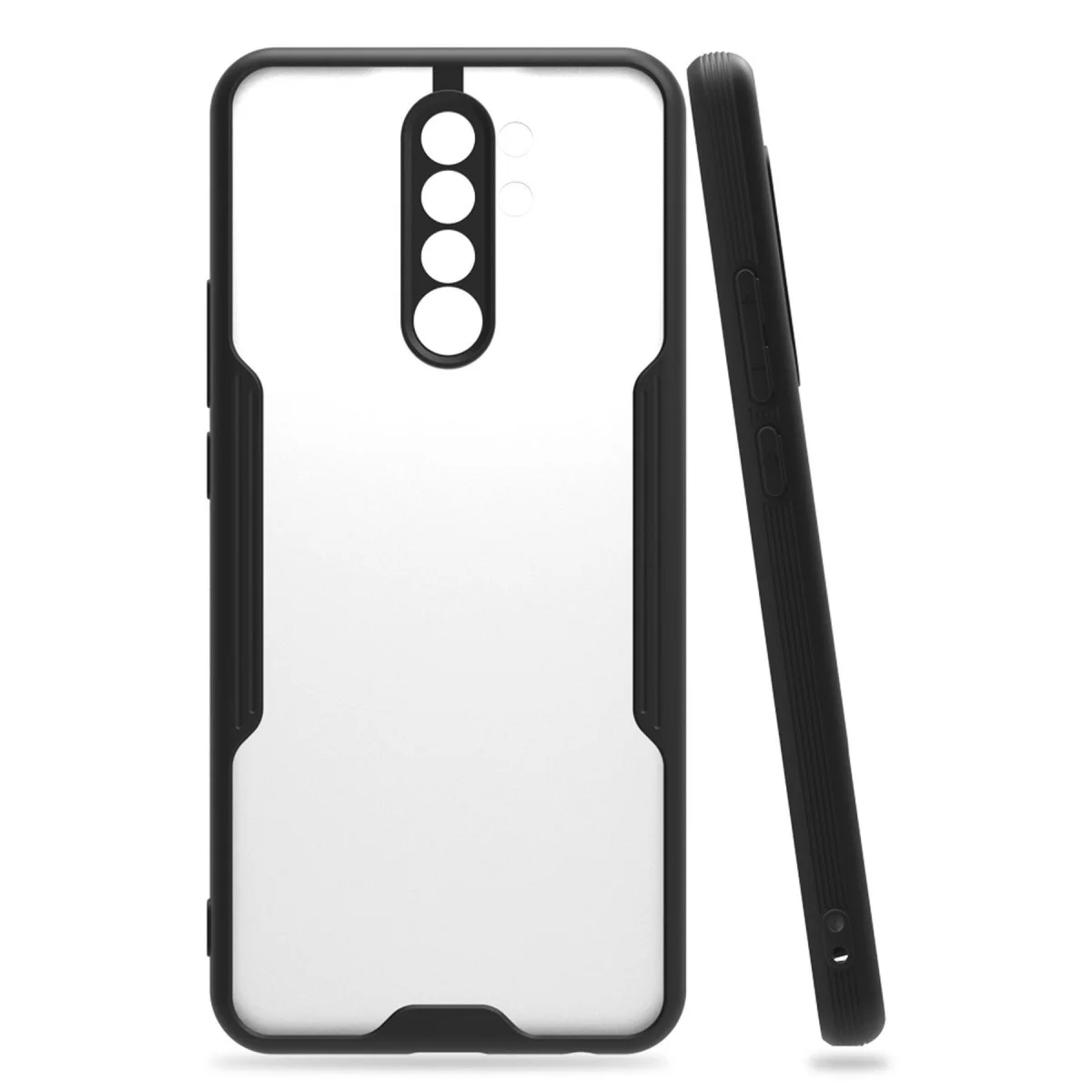 Redmi 9 Kılıf Platin Silikon - Siyah