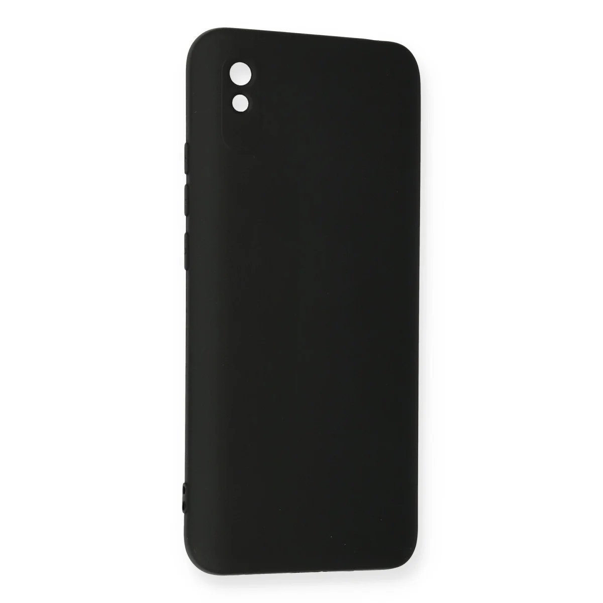 Redmi 9A Kılıf Nano içi Kadife Silikon - Siyah