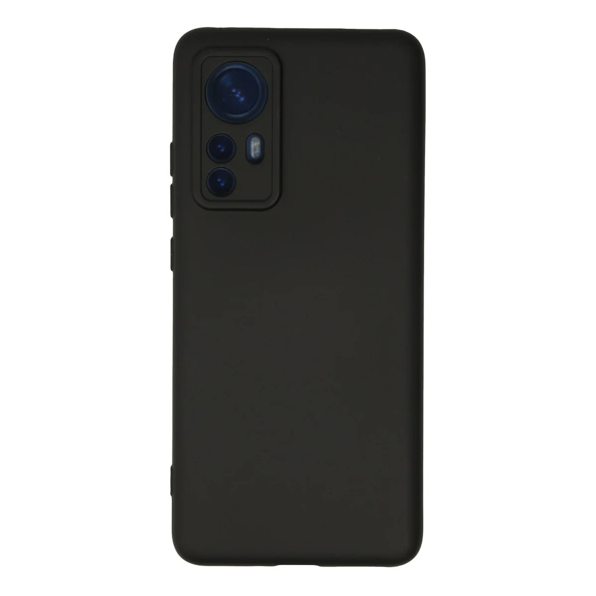 Mi 12 Kılıf Nano içi Kadife Silikon - Siyah