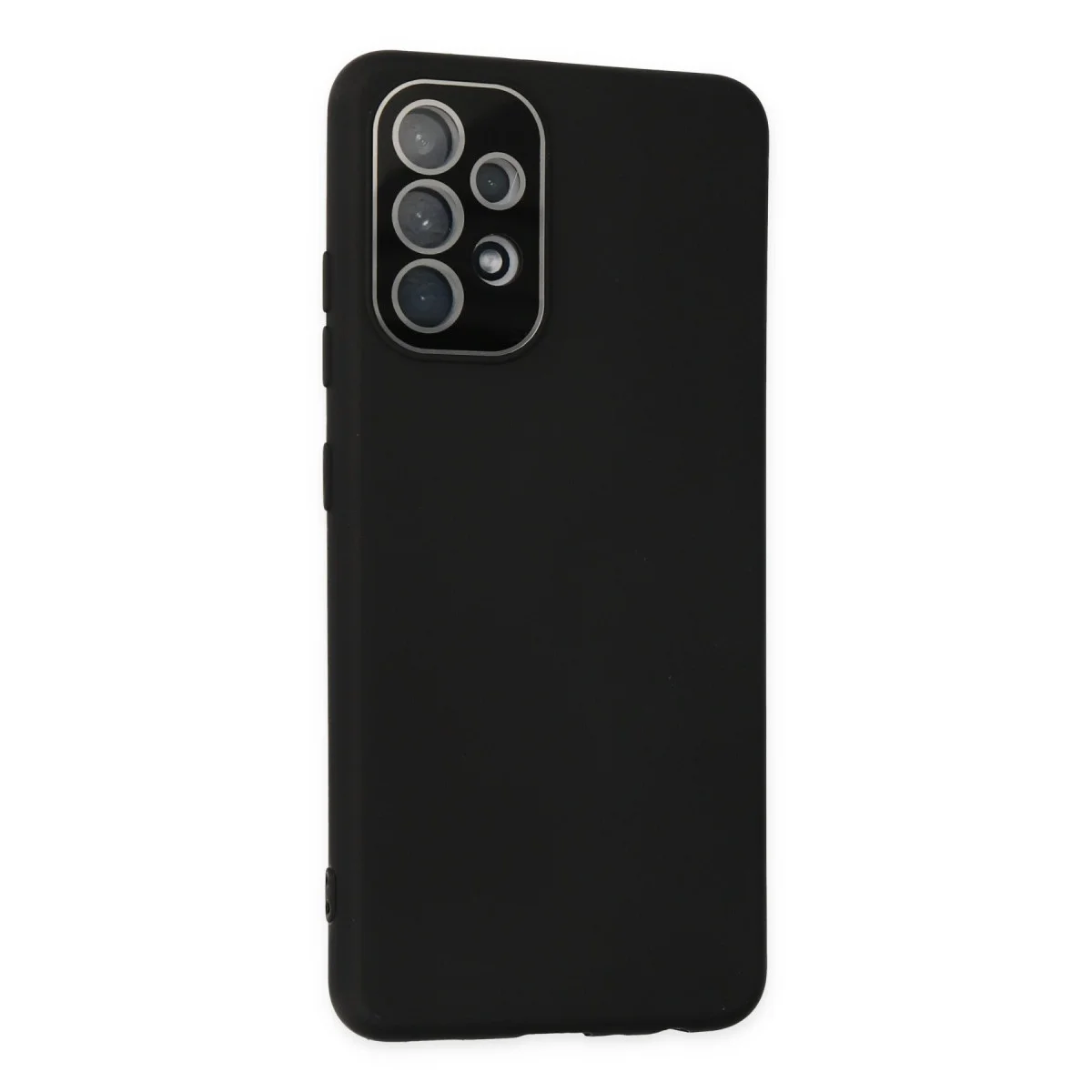 Galaxy A33 5G Kılıf Lansman Glass Kapak - Siyah