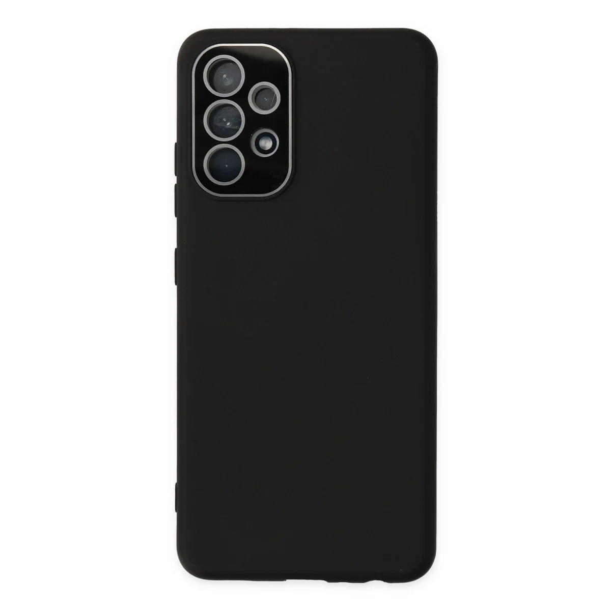 Galaxy A53 5G Kılıf Lansman Glass Kapak - Siyah
