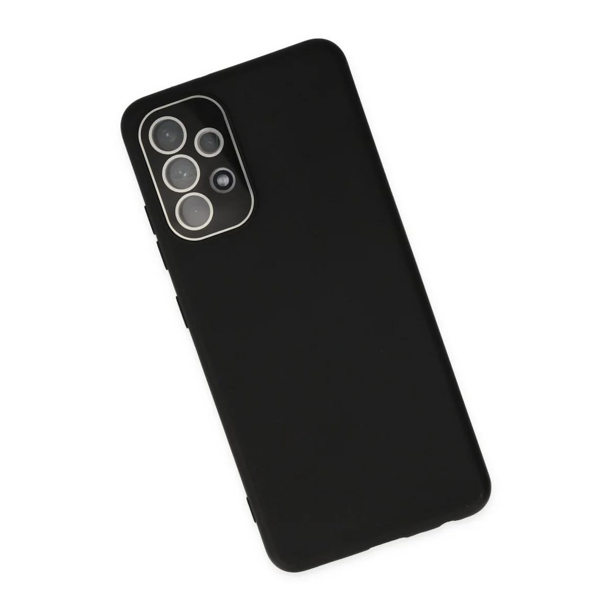Galaxy A53 5G Kılıf Lansman Glass Kapak - Siyah