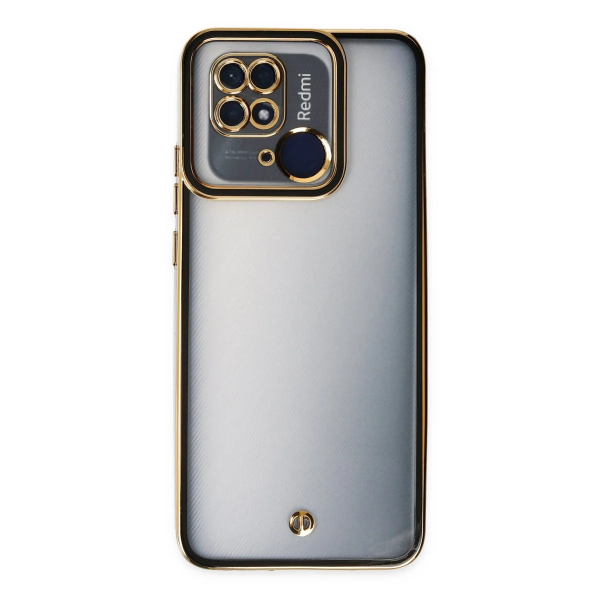 Redmi 10C Kılıf Liva Lens Silikon - Siyah